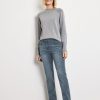 Broeken GERRY WEBER | Best4Me Slim Fit Denim Sateen Met Sierlijke Steentjes