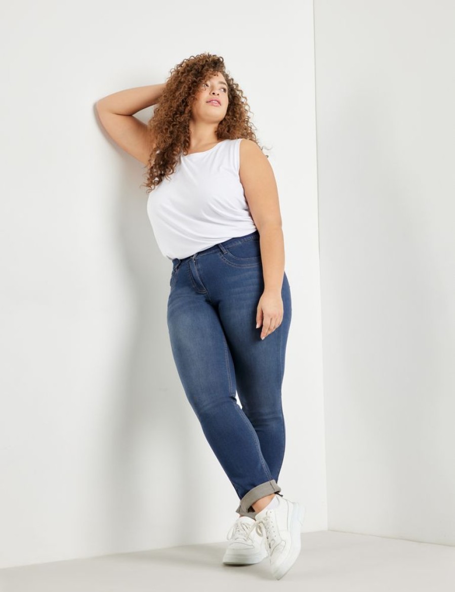 Broeken SAMOON | 5-Pocket Jeans In 7/8 Lengte Betty Jeans