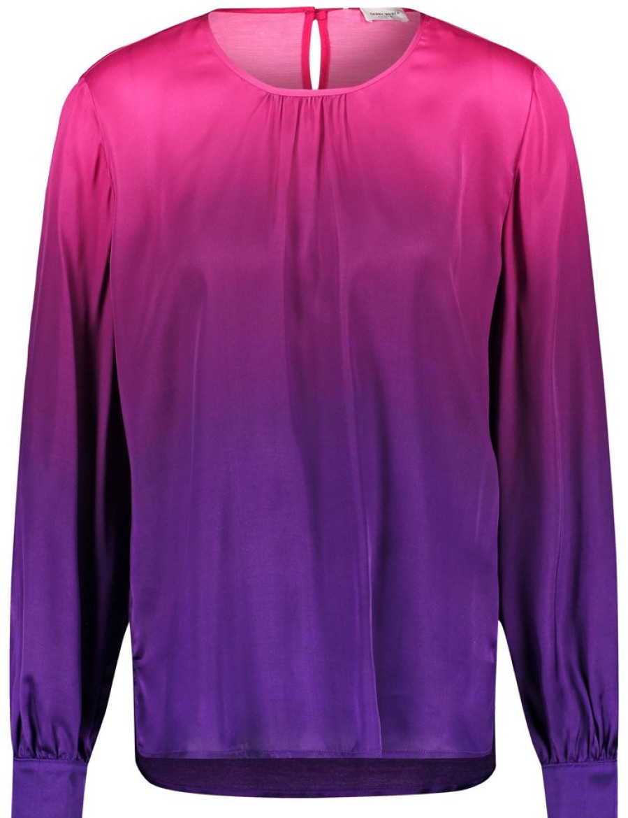 Blouses GERRY WEBER | Soepele Blouse Met Kleurverloop