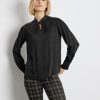 Blouses GERRY WEBER | Soepele Blouse Met Decoratieve Hals