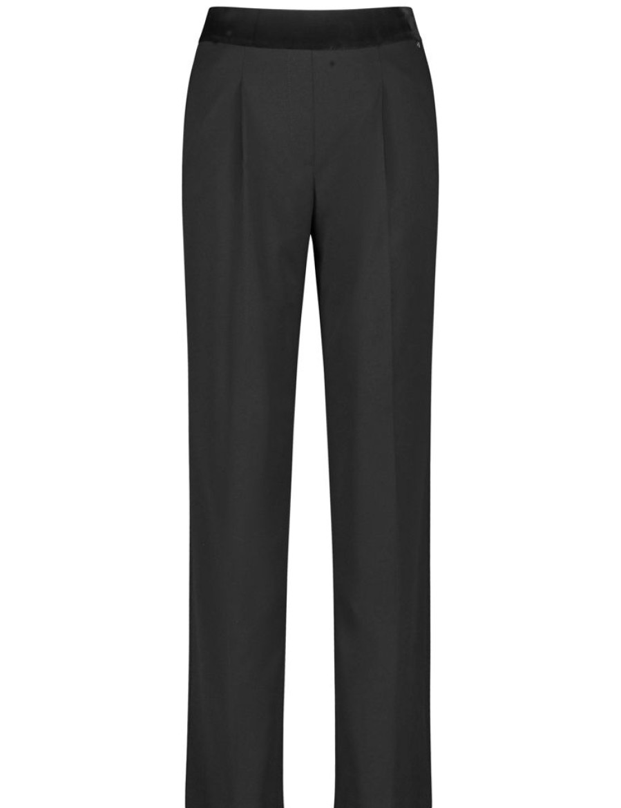 Broeken GERRY WEBER | Elegante Broek Met Fluwelen Band