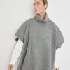 Accessoires TAIFUN | Poncho Met Col