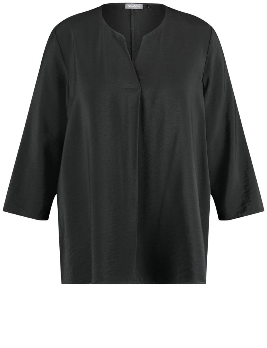 Blouses SAMOON | Blouse Met 3/4-Mouwen