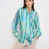 Blouses GERRY WEBER | Soepele Blouse Met Strikkraag