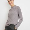 Knitwear GERRY WEBER | Ribgebreide Trui Met Turtleneck En Kasjmier