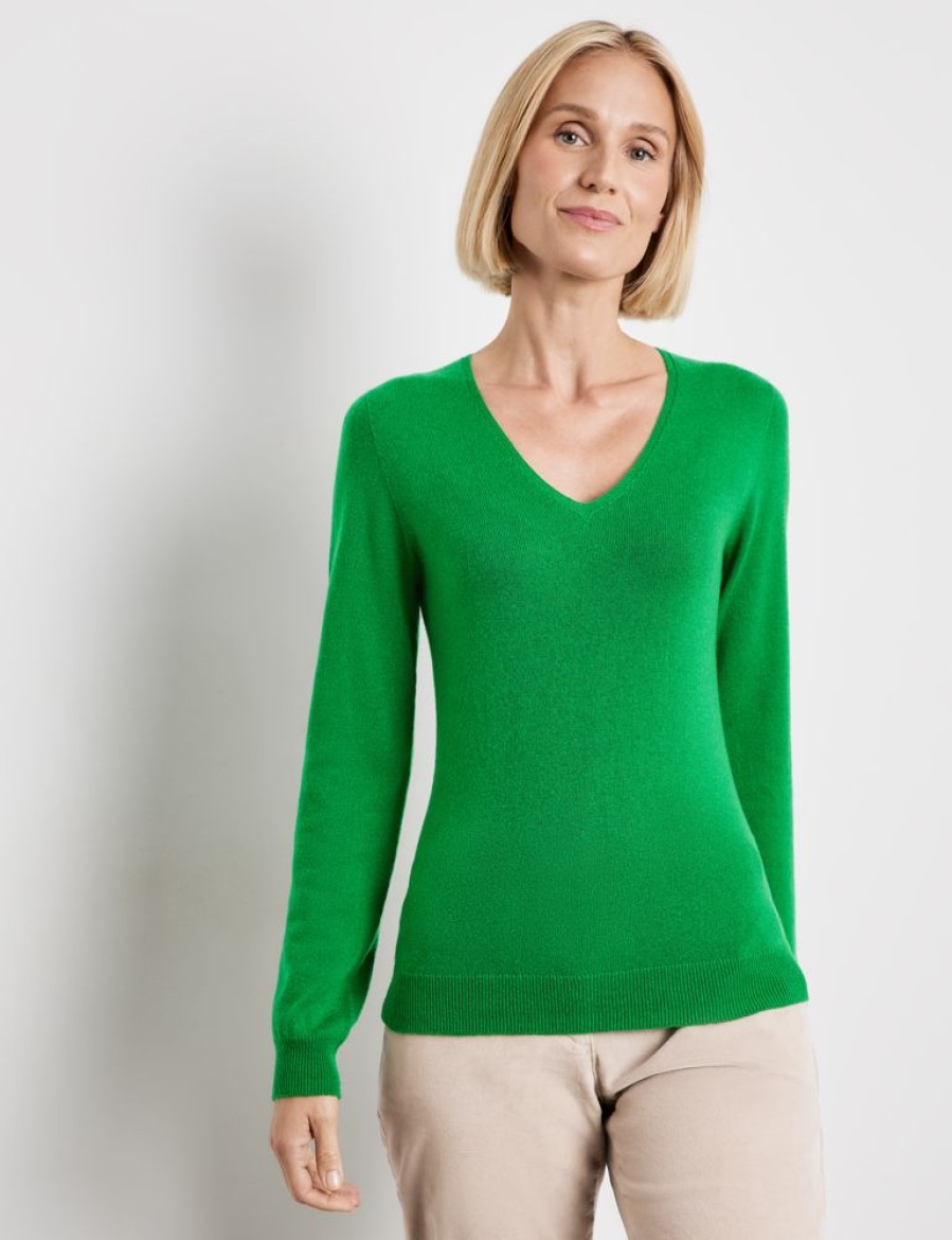 Knitwear GERRY WEBER | Wollen Trui Met Kasjmier