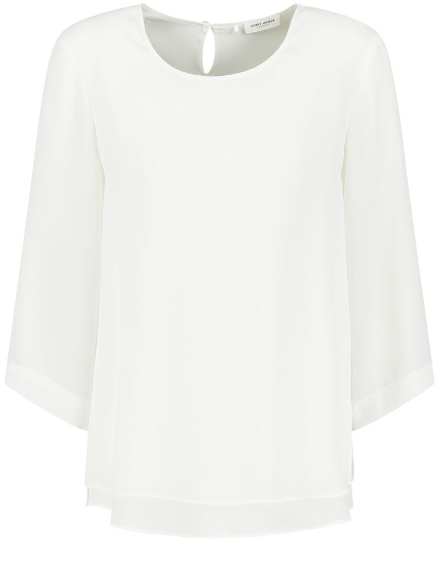 Blouses GERRY WEBER | Blouse Met 3/4-Mouwen En Laagjeslook