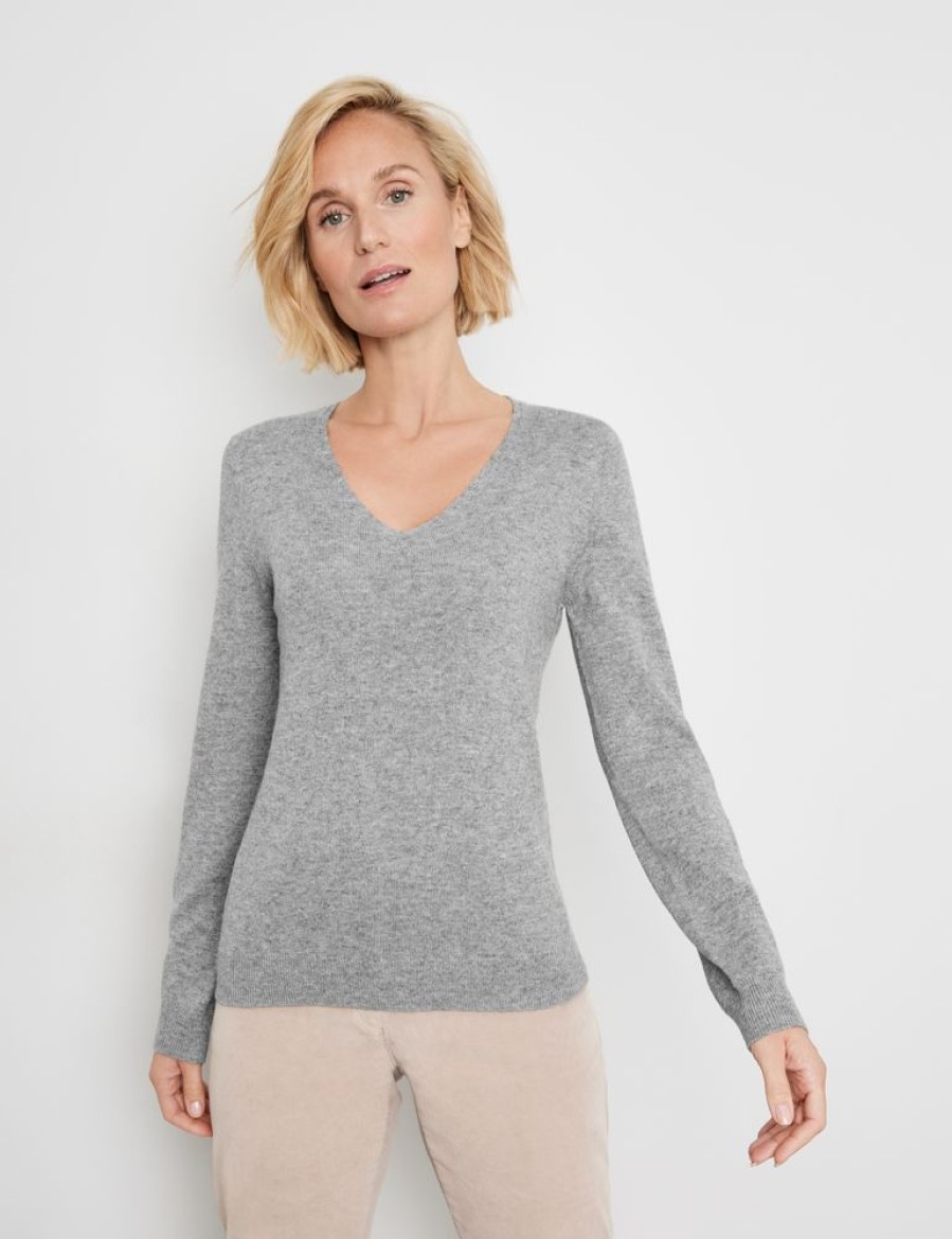 Knitwear GERRY WEBER | Wollen Trui Met Kasjmier