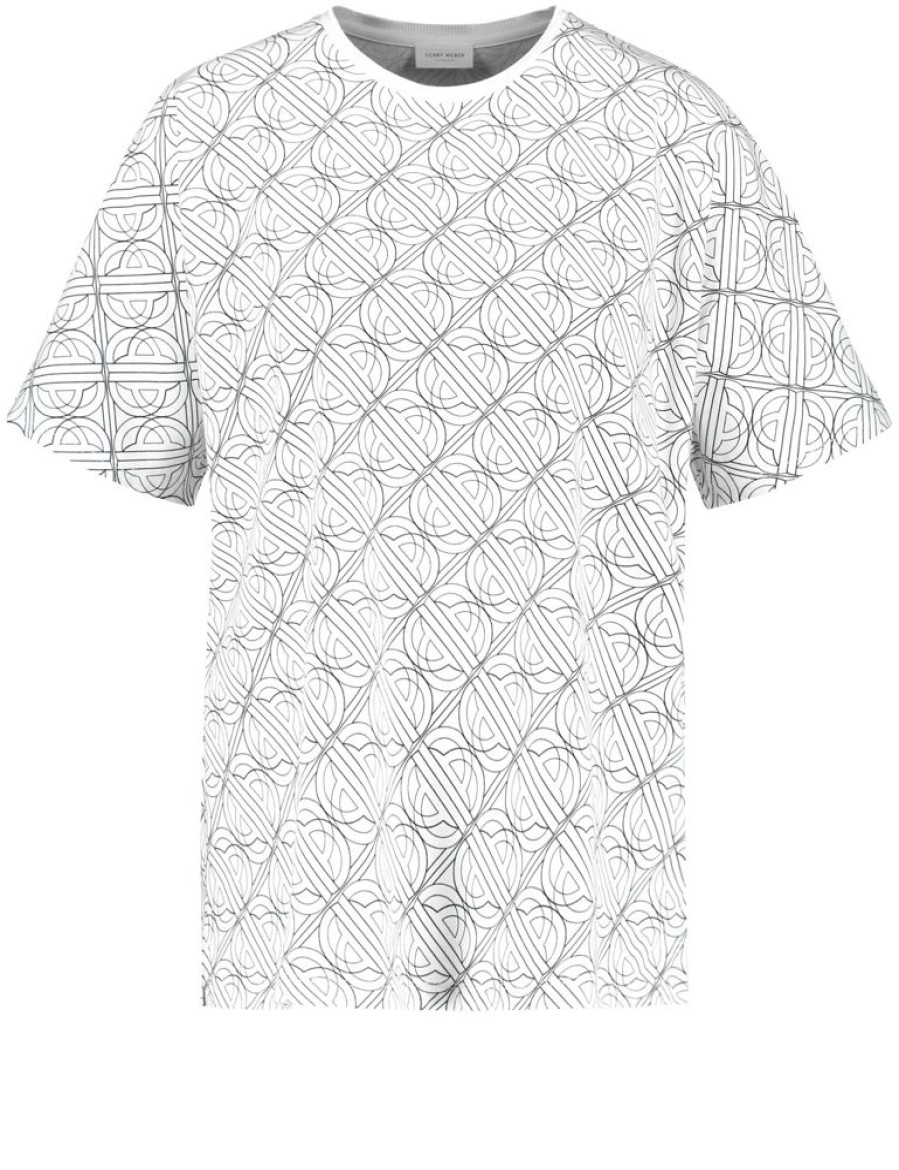 Shirts GERRY WEBER | Shirt Met 1/2-Mouwen En Logoprint