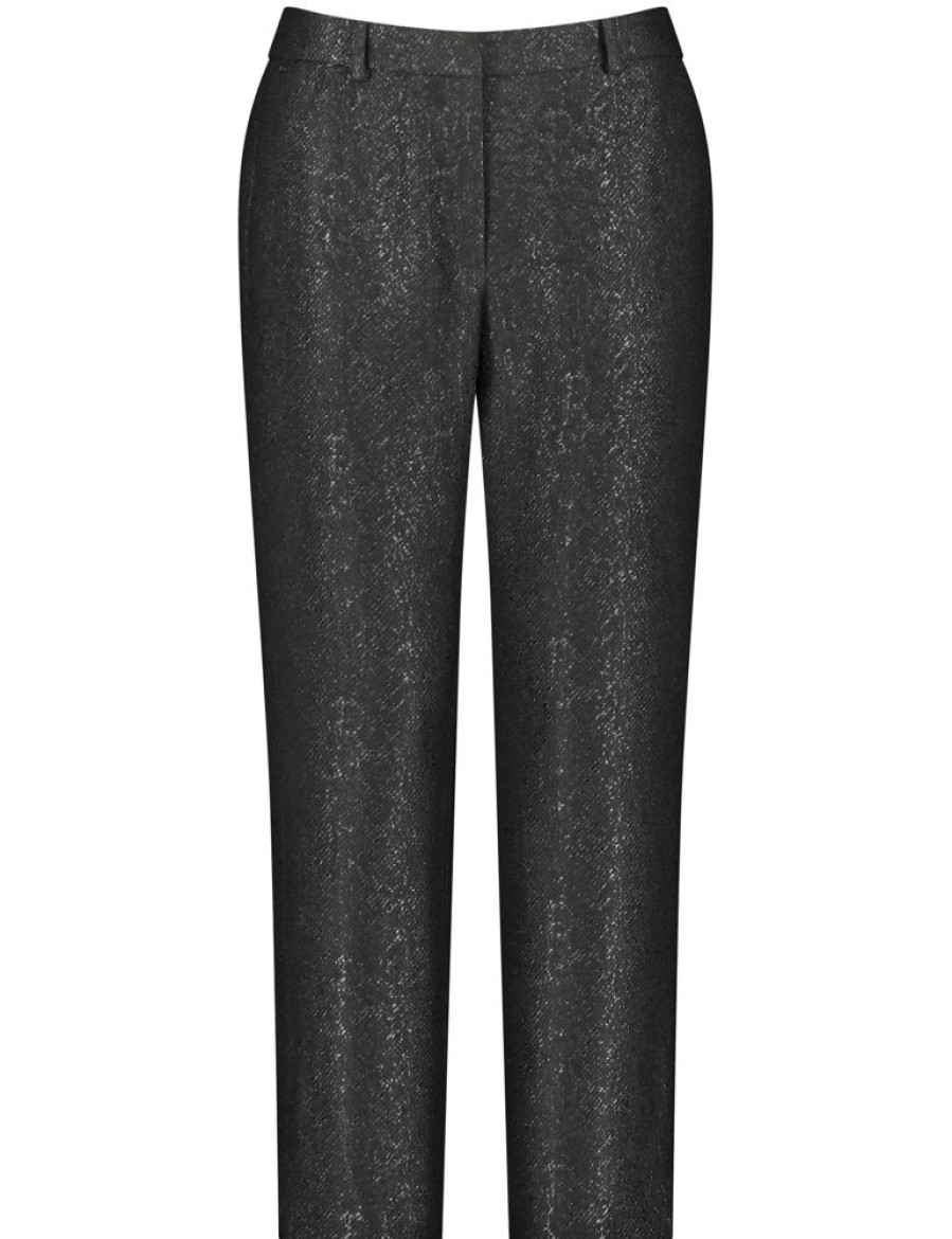 Broeken TAIFUN | 3/4-Broek Van Glanzend Jacquard