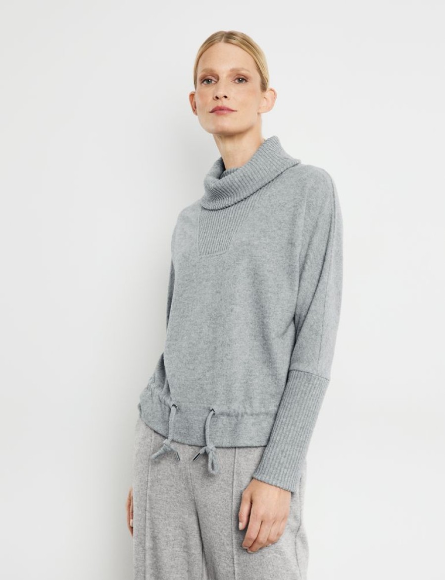 Knitwear GERRY WEBER | Zachte Trui Van Geborsteld Materiaal