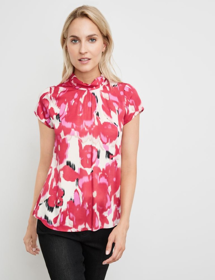 Blouses TAIFUN | Blouse Met Korte Mouwen