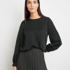 Blouses GERRY WEBER | Soepele Blouse Met Glanzende Mouwboorden