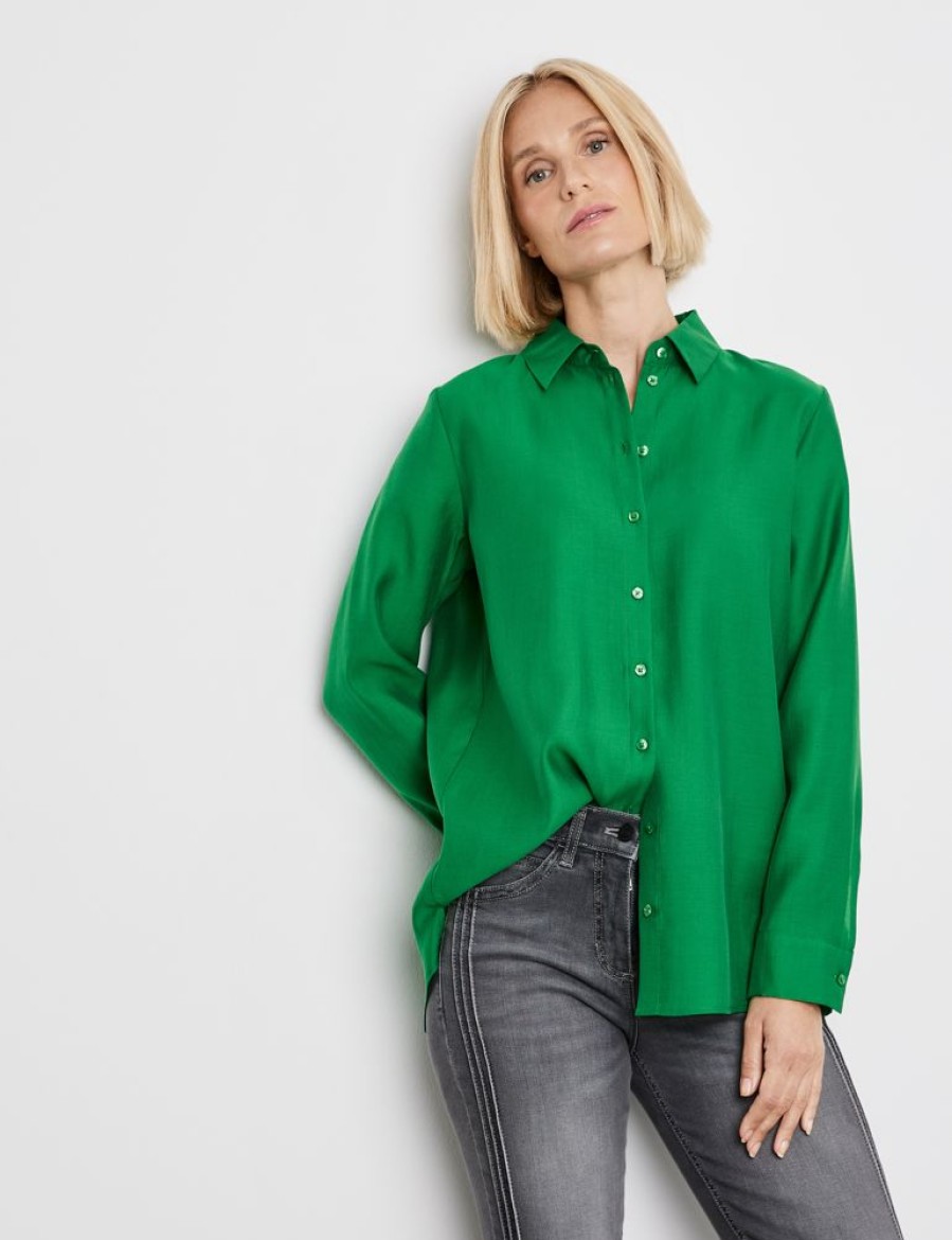 Blouses GERRY WEBER | Soepele Blouse Met Zoomsplitten