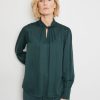 Blouses GERRY WEBER | Soepele Blouse Met Decoratieve Hals