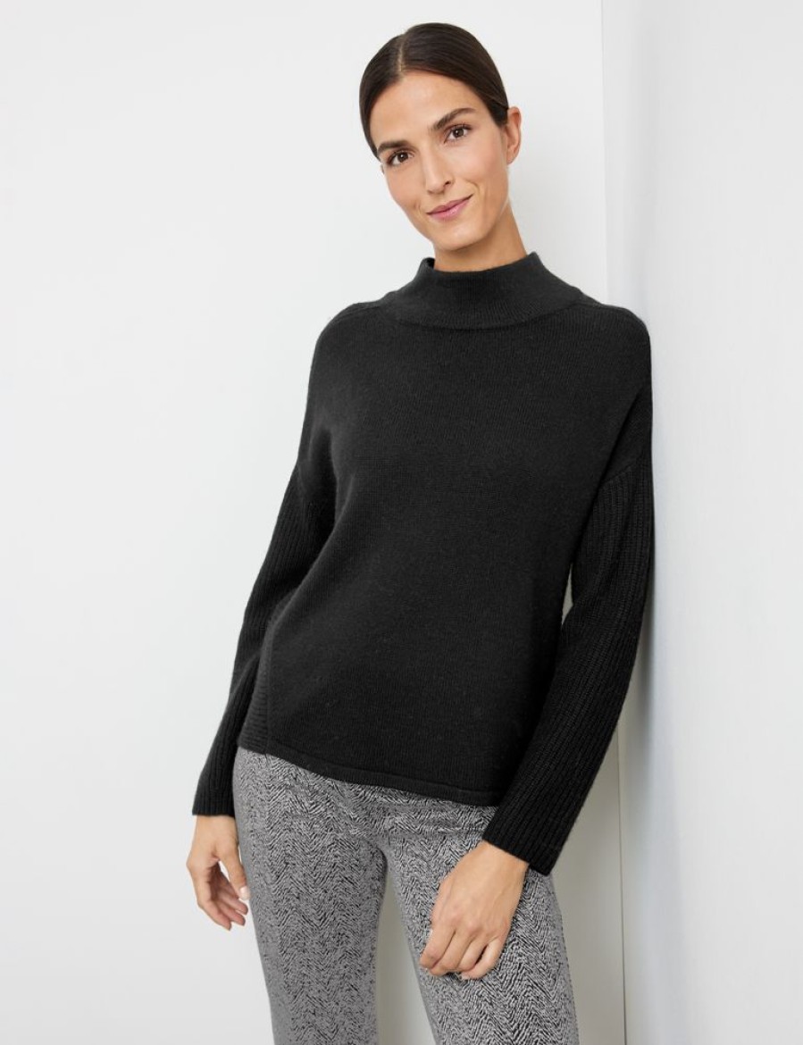 Knitwear GERRY WEBER | Trui Van Diverse Breisels Met Kasjmier