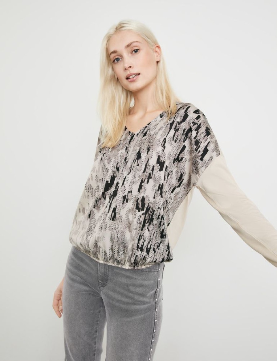 Blouses TAIFUN | Blouseachtig Shirt Met V-Hals