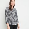 Blouses GERRY WEBER | Blouse Met 3/4-Mouwen