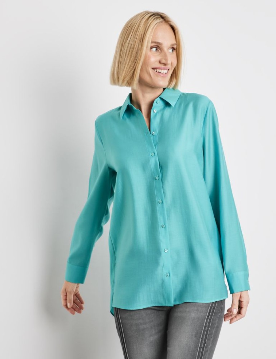 Blouses GERRY WEBER | Soepele Blouse Met Zoomsplitten