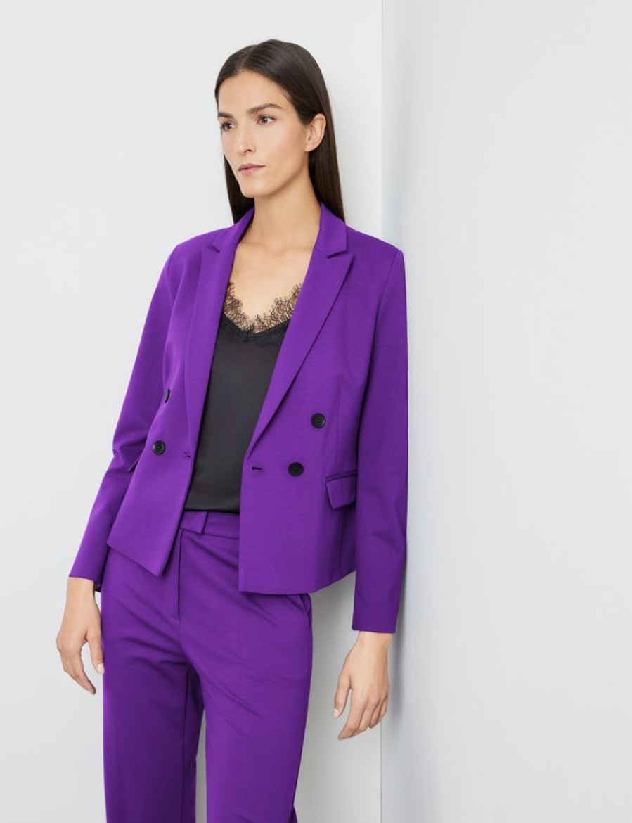 Blazers GERRY WEBER | Elegante Blazer Met Dubbele Knoopsluiting