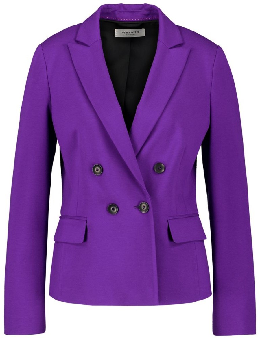 Blazers GERRY WEBER | Elegante Blazer Met Dubbele Knoopsluiting