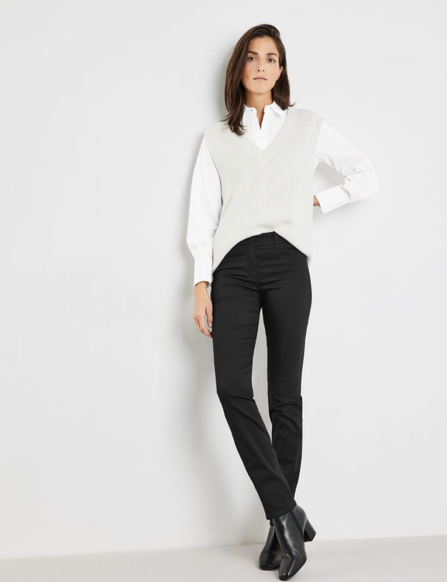 Broeken GERRY WEBER | 5-Pocket-Jeans Best4Me Lange Maat