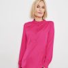 Blouses GERRY WEBER | Blouseshirt Met Knoopsluiting En Opstaande Kraag