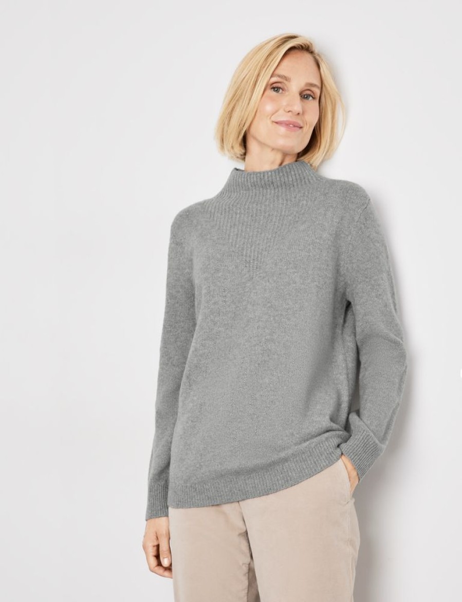 Knitwear GERRY WEBER | Fijngebreide Trui Met Siersteentjes